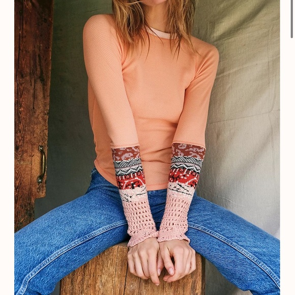 Free People Tops - ❤️New Free People Thermal Cuff Top❤️